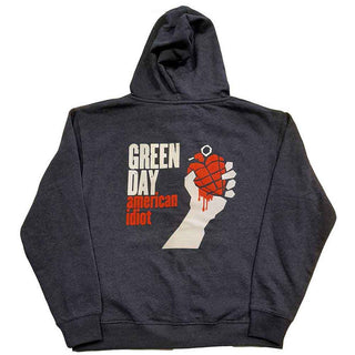 Green Day Zipped Hoodie: American Idiot