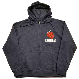 Green Day Zipped Hoodie: American Idiot