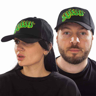 Genesis Unisex Baseball Cap: Green Classic Logo