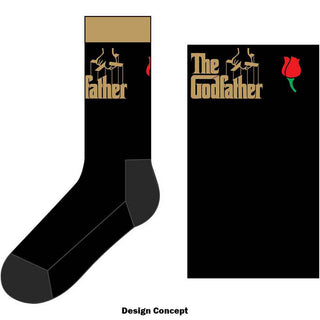 The Godfather Ankle Socks: Logo Gold