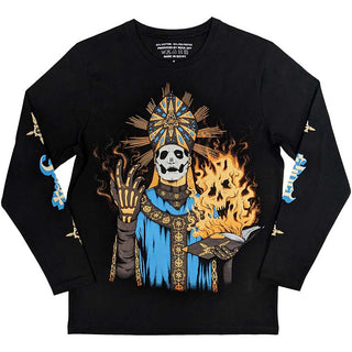 Ghost Unisex Long Sleeve T-Shirt: The Burning (Sleeve Print)