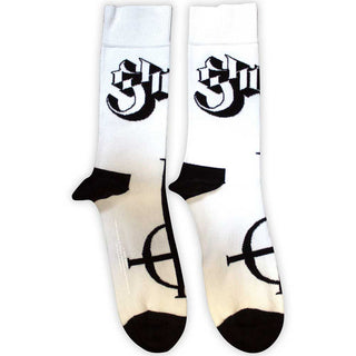 Ghost Unisex Ankle Socks: Symbol Mono