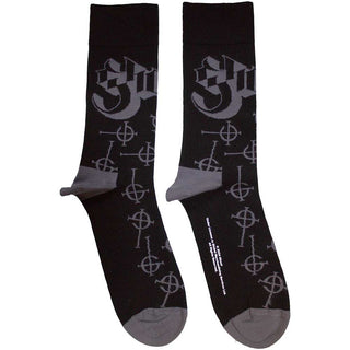 Ghost Unisex Ankle Socks: Symbol Pattern