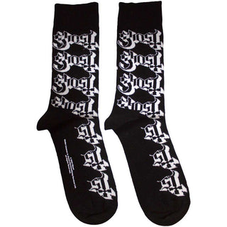 Ghost Unisex Ankle Socks: Logo Pattern