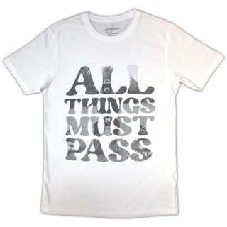George Harrison Unisex T-Shirt: All Things Must Pass Text Infill