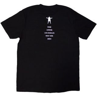David Gilmour T-Shirt: Luck & Strange Portrait (Black) (Back Print & Ex-Tour)