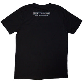 David Gilmour Unisex T-Shirt: Luck & Strange Brighton (Black) (Back Print & Ex-Tour)