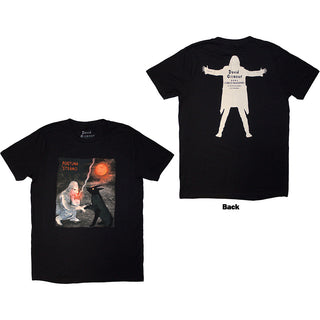 David Gilmour Unisex T-Shirt: Luck & Strange Fortuna E Strano (Black) (Back Print & Ex-Tour)