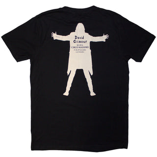David Gilmour Unisex T-Shirt: Luck & Strange Fortuna E Strano (Black) (Back Print & Ex-Tour)