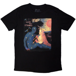 David Gilmour T-Shirt: Luck & Strange London 2 (Black) (Back Print & Ex-Tour)