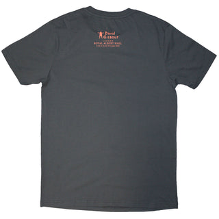 David Gilmour Unisex T-Shirt: Luck & Strange London 2 (Grey) (Back Print & Ex-Tour)