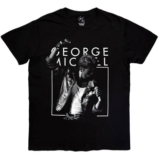 George Michael T-Shirt: B&W Faith (Black)