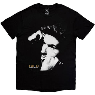 George Michael T-Shirt: Faith Cover (Black)