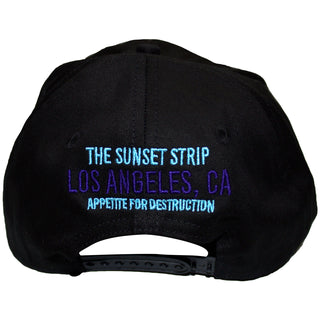Guns N' Roses Baseball Cap: Sunset Strip '91 (Black) (Back Print)