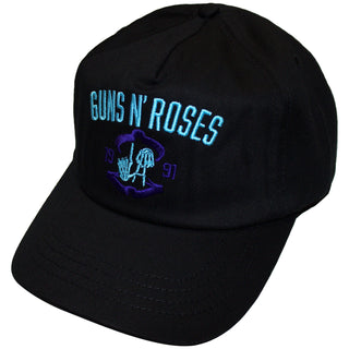 Guns N' Roses Baseball Cap: Sunset Strip '91 (Black) (Back Print)