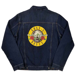 Guns N' Roses Denim Jacket: Classic Logo (Back Print)