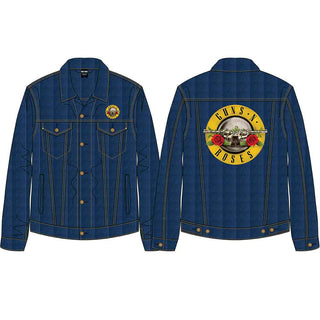 Guns N' Roses Denim Jacket: Classic Logo (Back Print)