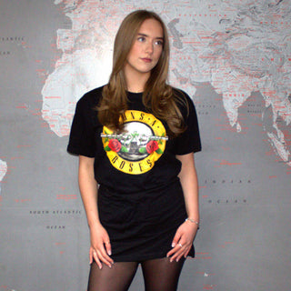 Guns N' Roses Ladies T-Shirt Dress: Classic Logo
