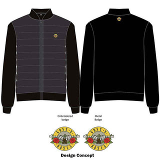 Guns N' Roses Quilted Jacket: Classic Logo