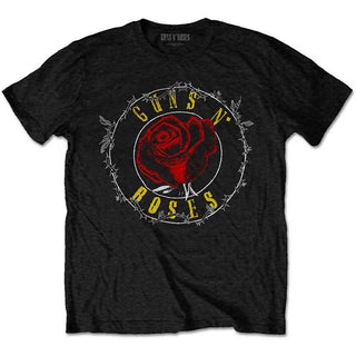 Guns N' Roses T-Shirt: Rose Circle Paradise City
