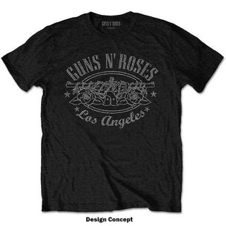 Guns N' Roses Embellished T-Shirt: LA Logo