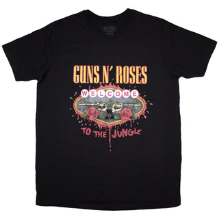Guns N' Roses Ladies Slim Fit T-Shirt: Welcome to the Jungle