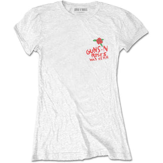 Guns N' Roses Ladies Slim Fit T-Shirt: Lies, Lies, Lies (Back Print)