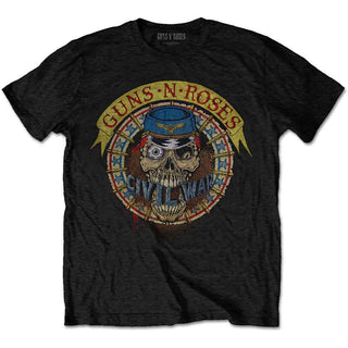 Guns N' Roses T-Shirt: Skull Circle (Back Print)