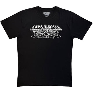 Guns N' Roses T-Shirt: Logo Mono (Black)