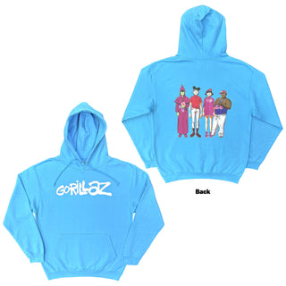 Gorillaz Pullover Hoodie: Cracker Island (Back Print)
