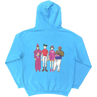 Gorillaz Pullover Hoodie: Cracker Island (Back Print)