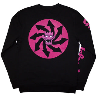 Gorillaz Sweatshirt: Craker Island Pazuzu Spiral (Back & Sleeve Print)