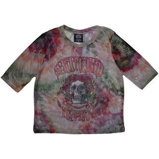 Grateful Dead Ladies Crop Top: Stony Brook Bertha (Mesh)