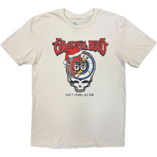 Grateful Dead T-Shirt: Santa Hat Stealie (Natural)