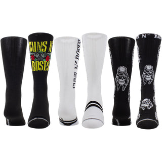 Guns N' Roses Sock Gift Box: Logos (Multicolour) (UK Size 6.5 - 11)