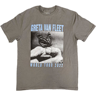 Greta Van Fleet Unisex T-Shirt: World Tour Butterfly