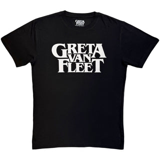 Greta Van Fleet T-Shirt: Logo Mono (Black)