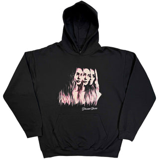 Hilary Duff Pullover Hoodie: 3 Hilarys (Black)