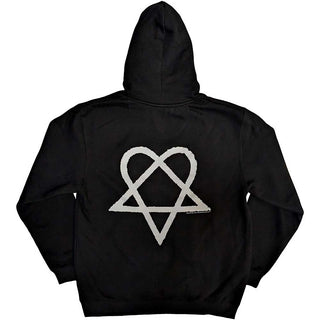 HIM Pullover Hoodie: Logo (Back Print)