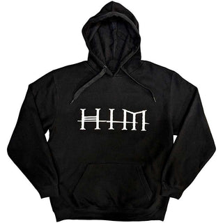 HIM Pullover Hoodie: Logo (Back Print)