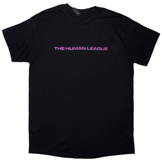 The Human League Unisex T-Shirt: Generations Tour '24 Text (Black) (Back Print & Ex-Tour)