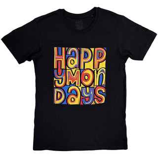 Happy Mondays T-Shirt: Greatest Hits (Black)