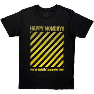 Happy Mondays T-Shirt: You're Twistin' My Melon Man (Black)