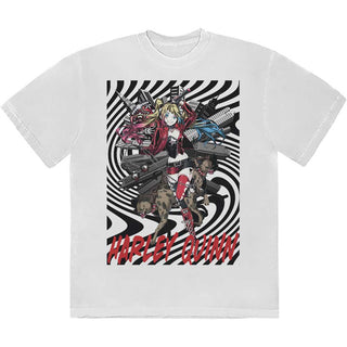 DC Comics Unisex T-Shirt: Harley Quinn Spiral