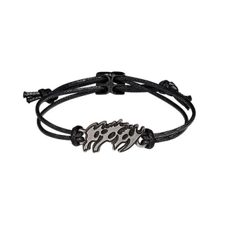Poppy Corded Wrist Strap: Logo