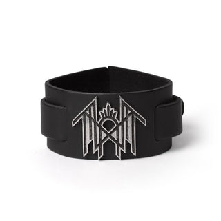Sleep Token Leather Wrist Strap: Logo