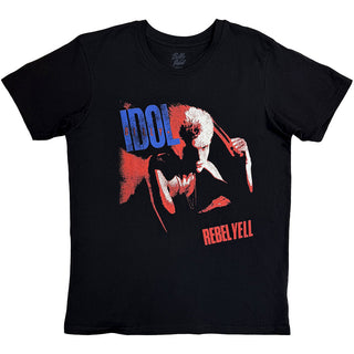 Billy Idol T-Shirt: Rebel Yell (Black)