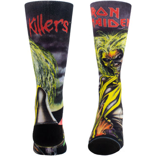 Iron Maiden Crew Socks: Killers Sublimation (Black)  (UK Size 6.5 - 11)