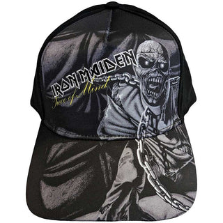 Iron Maiden Baseball Cap: Piece Of Mind Greyscale