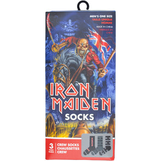 Iron Maiden Sock Gift Box: Logos (Multicolour)  (UK Size 6.5 - 11)